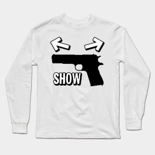 Gun Show Weightlifter Long Sleeve T-Shirt